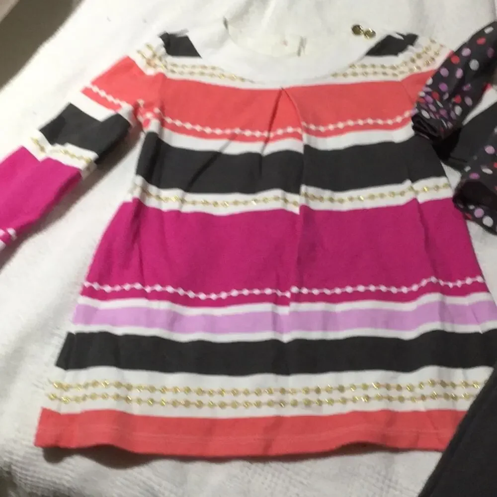 Earth and hot pink dress outfit bundle 12-18 18-24